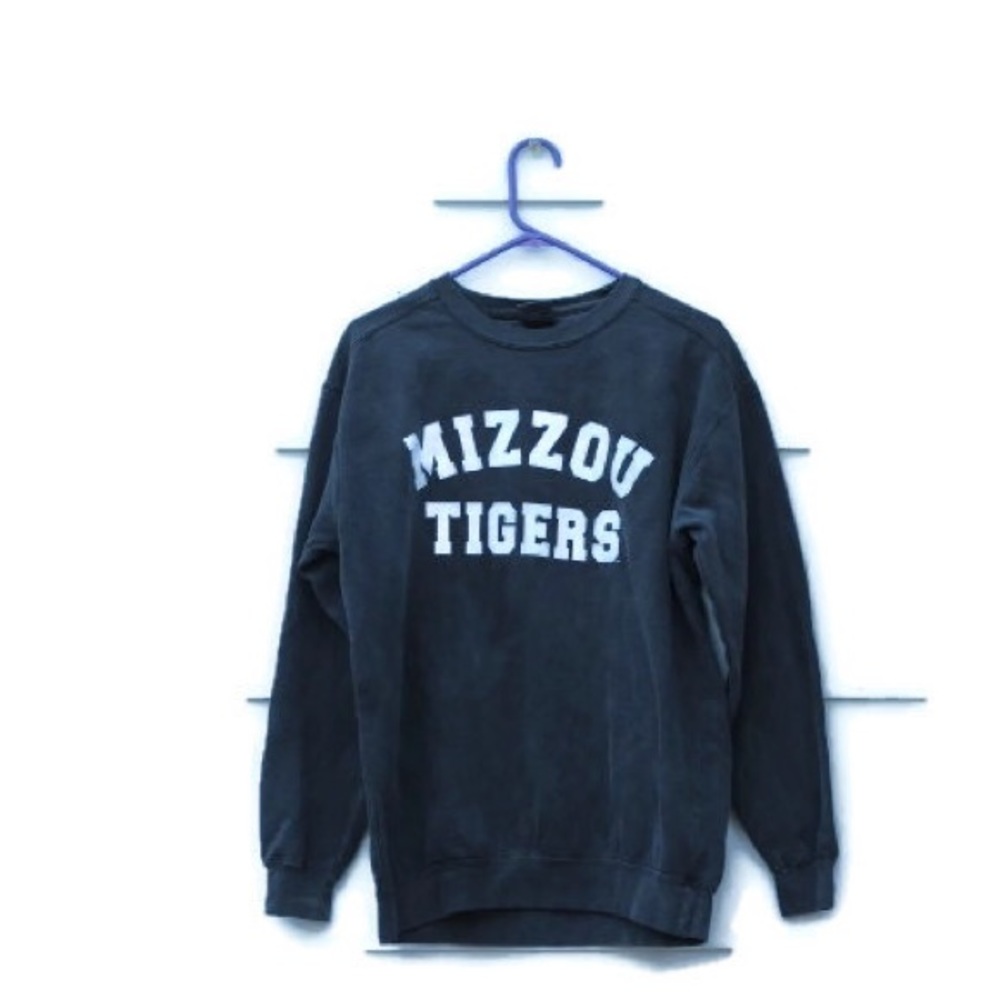 Comfort Colors Mizzou Tigers Crewneck Sweatshirt